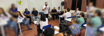 Notícia: Seduc realiza aula inaugural para a primeira turma do EJA Campo Médio profissionalizante, em Curuçá
